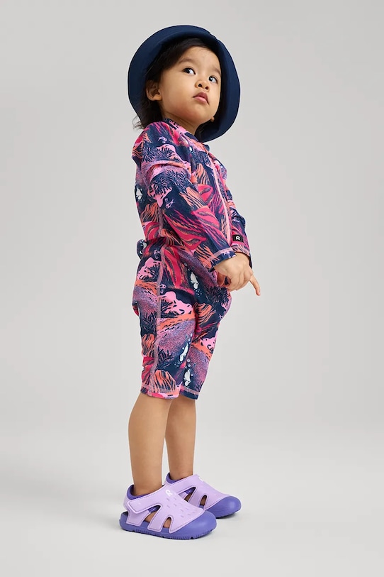 Reima jednoczęściowy strój kąpielowy dziecięcy Moomin Sandig miękka różowy 5200357A.G.PPYA