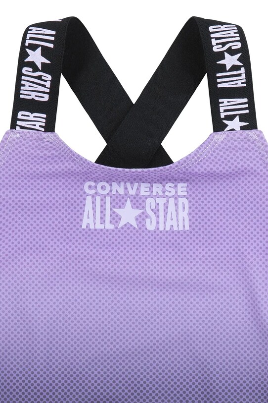 Fete Converse costum de baie dintr-o bucată pentru bebeluși 1CD418 violet