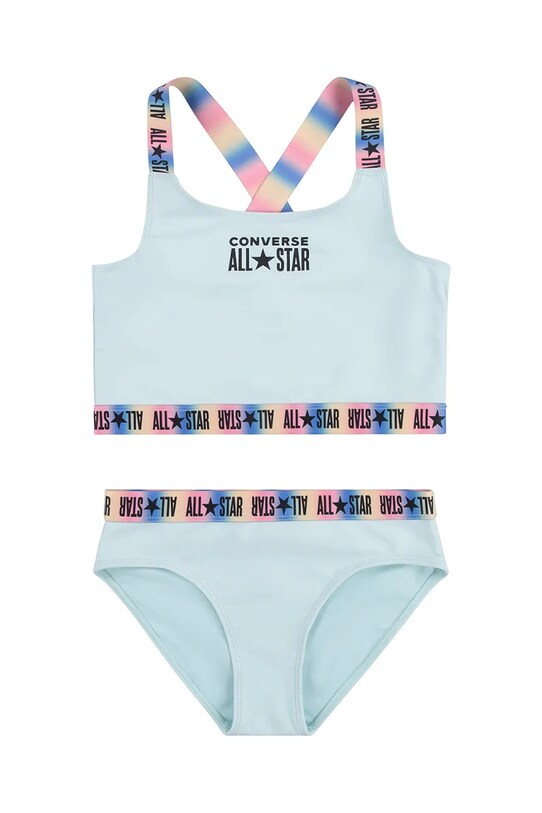 Dvodelne otroške kopalke Converse Mehka modra 3CD419