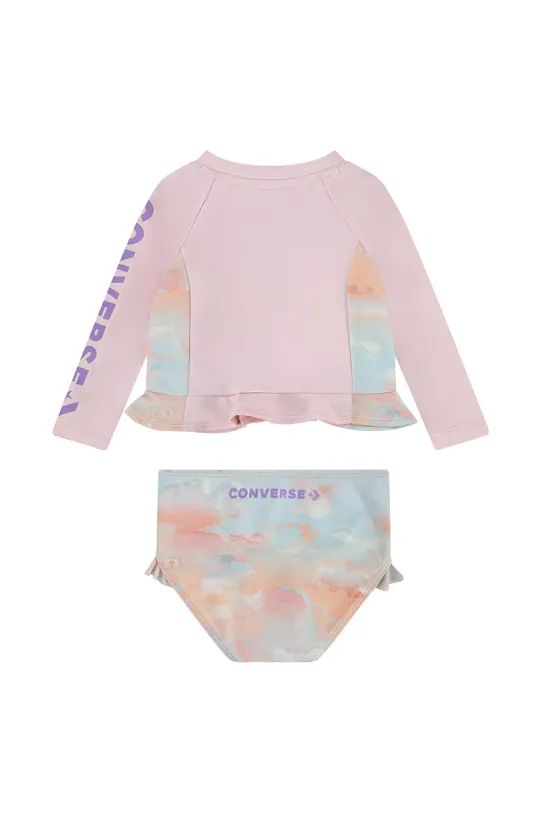 Dvojdielne detské plavky Converse 3CD420 ružová SS25