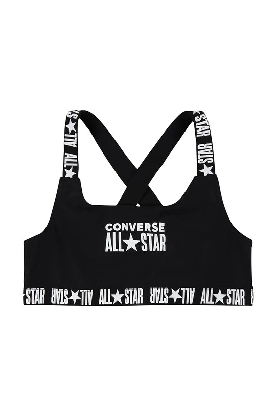 Dziewczynka Converse dwuczęściowy strój kąpielowy dziecięcy 3CD457 czarny