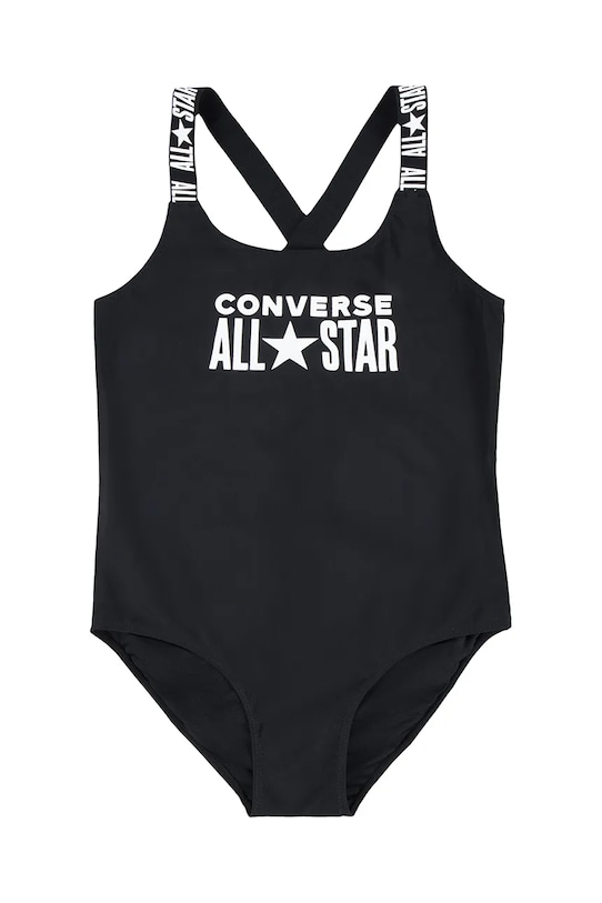 Converse jednoczęściowy strój kąpielowy dziecięcy miękka czarny 4CD456