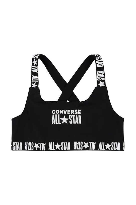 Fete Converse costum de baie pentru copii din două piese 4CD457 negru