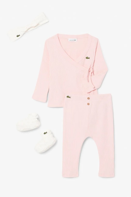 Lacoste baba pamut melegítő Gift Box narancssárga 4J8406