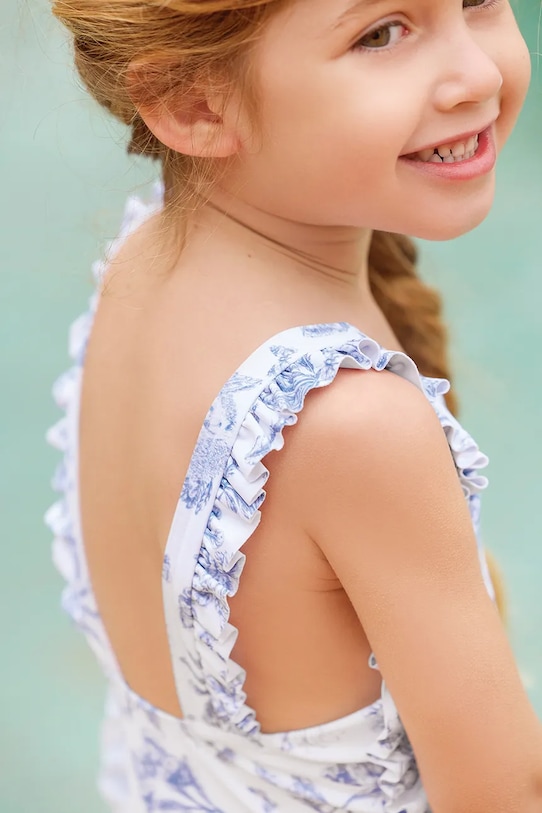 Enodelne otroške kopalke Tartine et Chocolat CA38042.116.140 modra