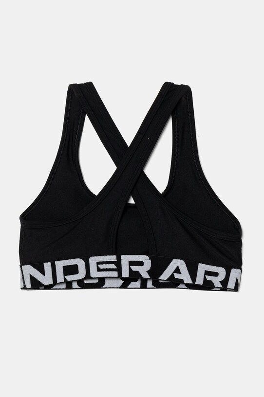 Dětská podprsenka Under Armour Crossback Bra 1390066 černá SS25