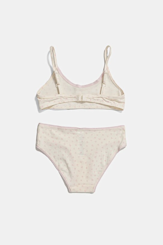 Дитячий бюстгальтер і трусики United Colors of Benetton 319X0K02L.G.Seasonal бежевий SS25