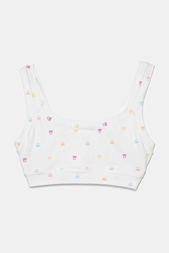 United Colors of Benetton sutien fete 2-pack 33R00R007.G.Seasonal alb SS25