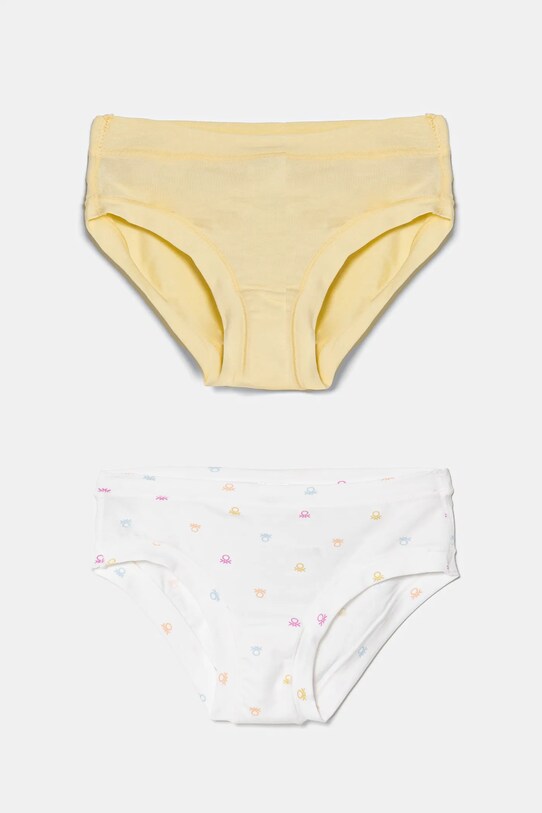 Дитячі труси United Colors of Benetton 2-pack візерунок білий 33R00S02H.G.Seasonal