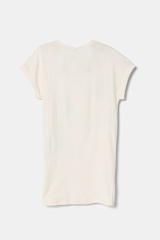 Детская хлопковая ночная рубашка United Colors of Benetton 30960C00N.G.Seasonal бежевый SS25