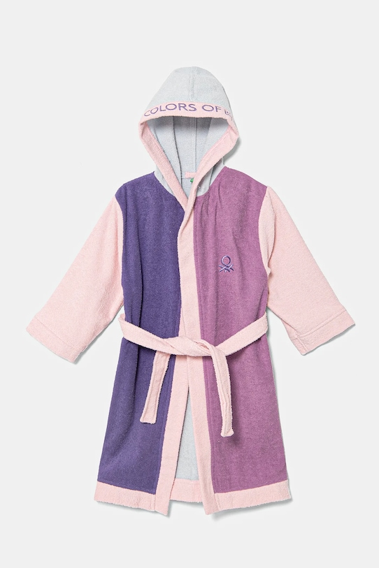 Pamučni kućni ogrtač za bebe United Colors of Benetton roza 6ORD0800M.G.G.Seasonal