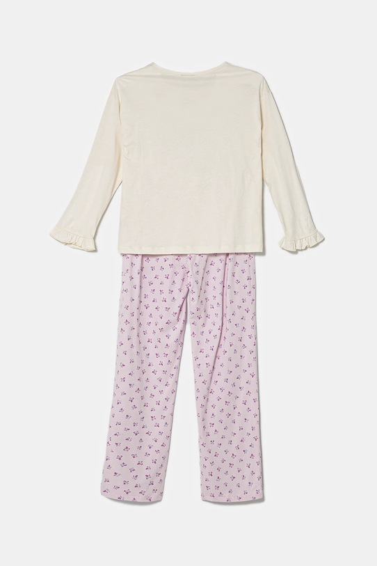 Παιδική πιτζάμα United Colors of Benetton 3Y5E0P08B.G.Seasonal μπεζ SS25