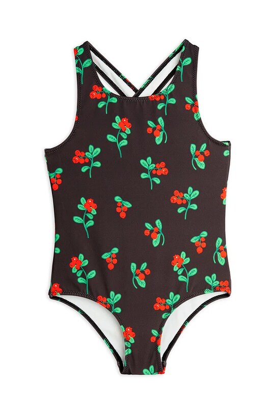 Mini Rodini costum de baie dintr-o bucată pentru copii Lingonberries moale negru 2528010199