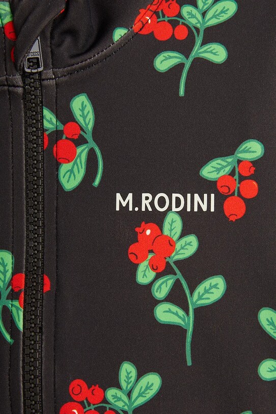 Суцільний дитячий купальник Mini Rodini Lingonberries чорний 2528010299