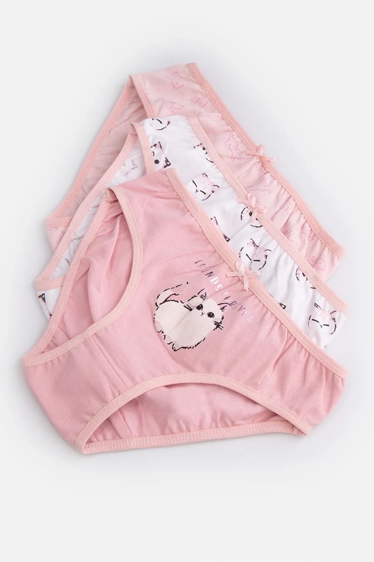 Fete Coccodrillo chiloți copii 3-pack WC5406310PAN roz