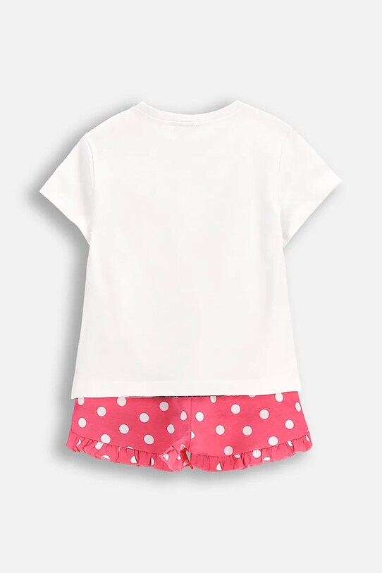 Coccodrillo pijamale de bumbac pentru copii WC5448203PJS roz SS25