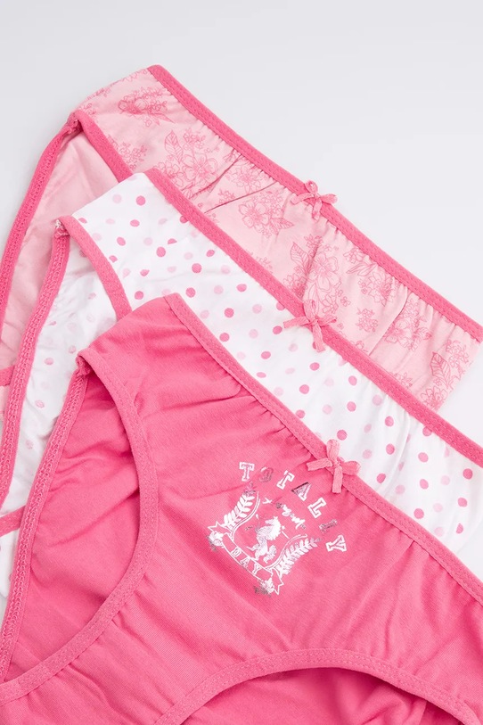 Lány Coccodrillo gyerek bugyi 3 db WC5406301PAN rózsaszín