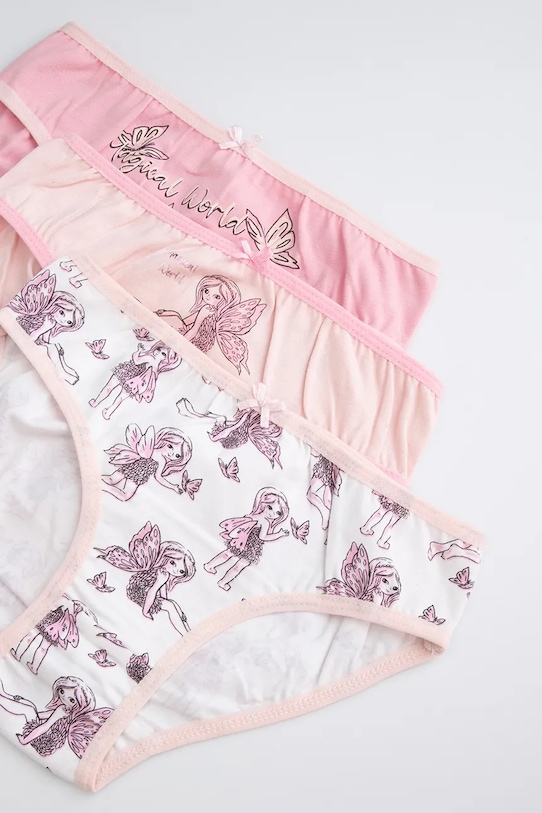 Dziewczynka Coccodrillo figi dziecięce 3-pack WC5406302PAN różowy