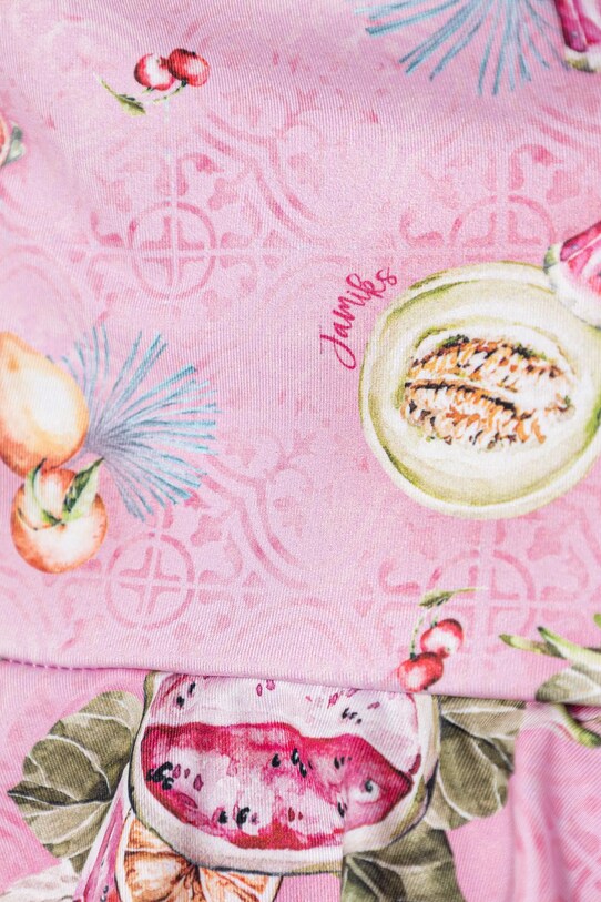 DÍVKA Jednodílné dětské plavky Jamiks MIRAY MIRAY.Stroj.ka.JLH163.G růžová