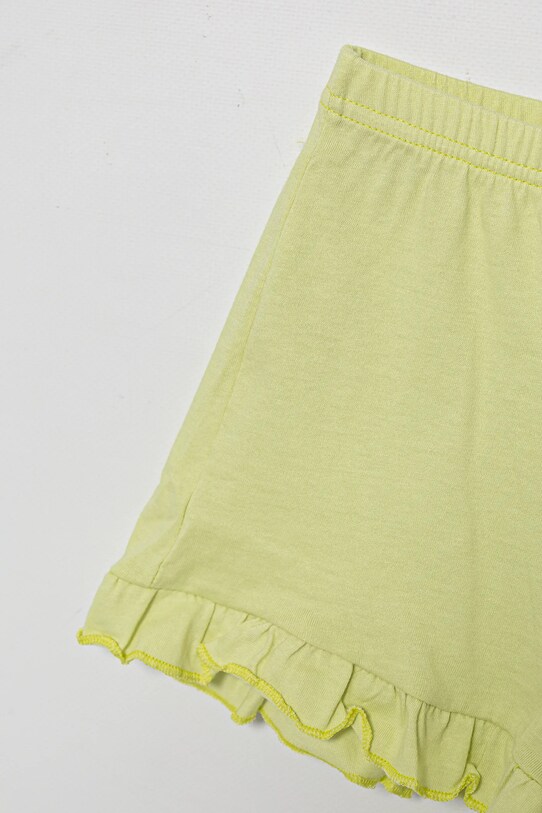 Fete United Colors of Benetton pijamale de bumbac pentru copii 2-pack 30960P08C.G.Seasonal alb