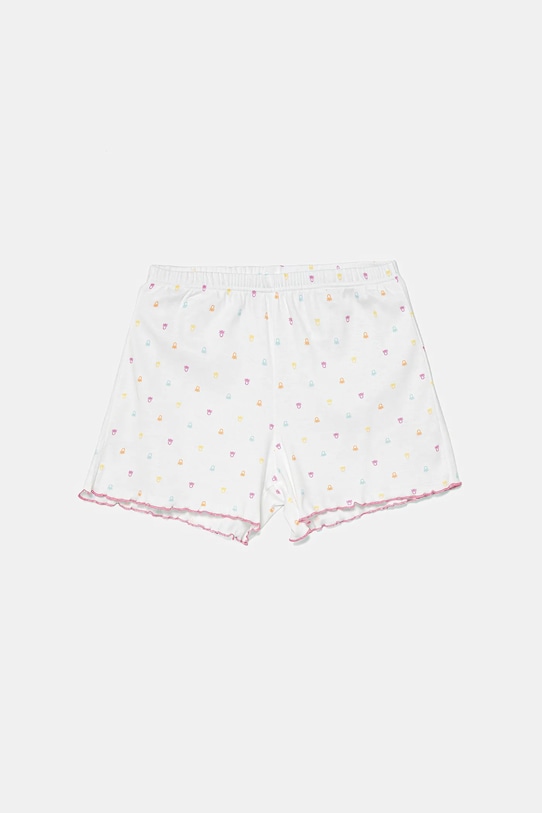 Dziewczynka United Colors of Benetton piżama bawełniana dziecięca 33ON0P08A.G.Seasonal biały