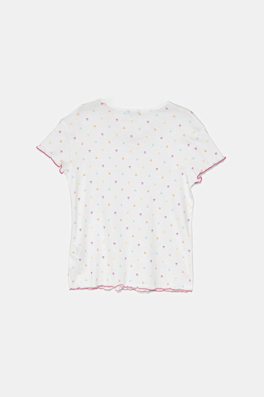 United Colors of Benetton piżama bawełniana dziecięca biały 33ON0P08A.G.Seasonal