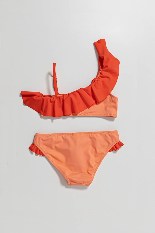 Dětské dvoudílné plavky United Colors of Benetton 3L030K02O.G.Seasonal oranžová SS25