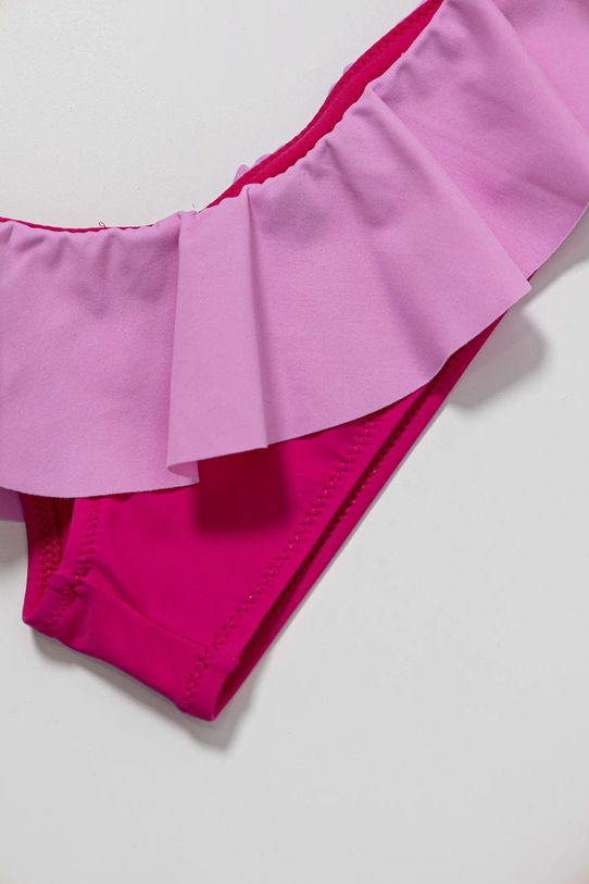 Dievča Dvojdielne detské plavky United Colors of Benetton 3L030K02O.G.Seasonal fialová