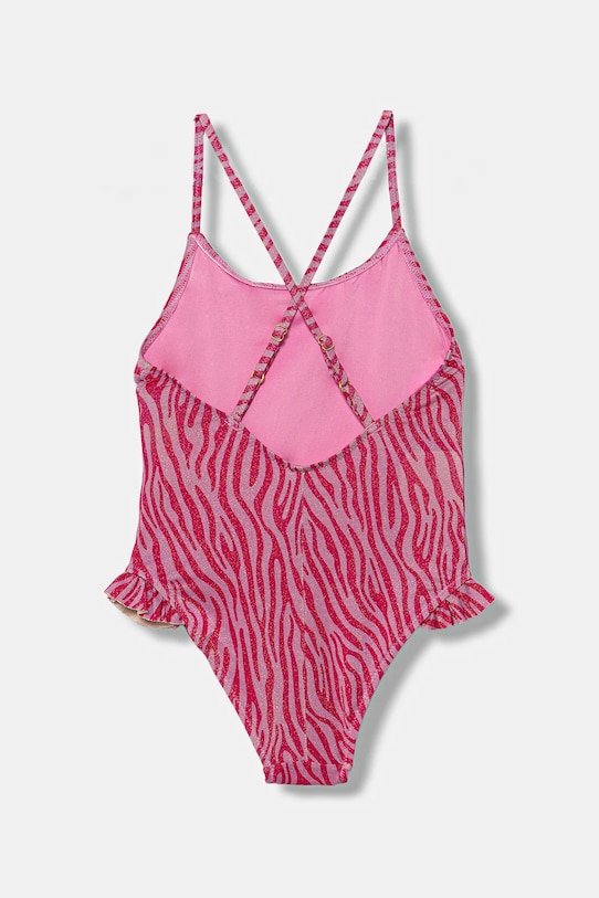 United Colors of Benetton jednoczęściowy strój kąpielowy dziecięcy 3MNR0I00Q.G.Seasonal różowy SS25