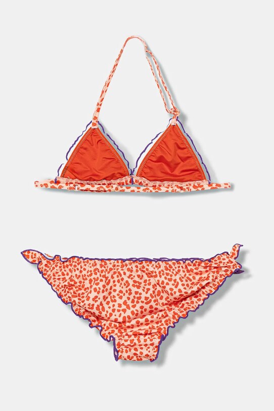 Dvoudílné dětské plavky United Colors of Benetton 3MVQ0K02S.G.Seasonal oranžová SS25