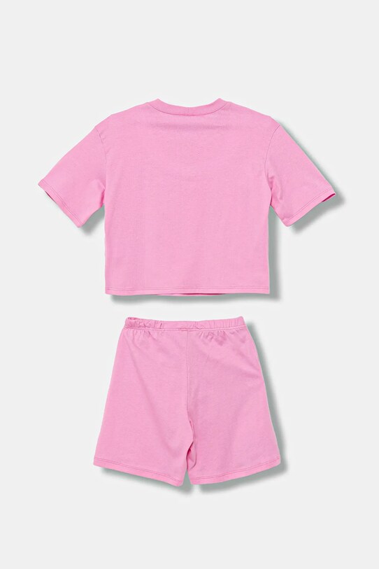 United Colors of Benetton piżama bawełniana dziecięca 30960P08S.G.Seasonal fioletowy SS25