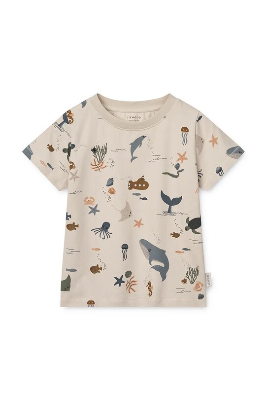 Liewood pijama copii Ilford Printed Pyjamas Set LW19855 bej SS25