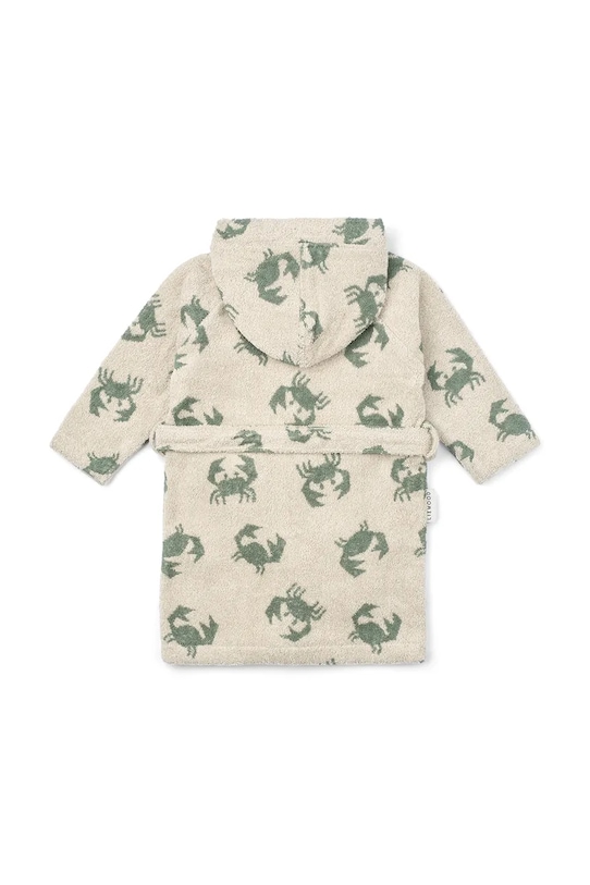 Dječaci Pamučni kućni ogrtač za bebe Liewood Lilana Yarn Dyed Bathrobe LW20018 bež