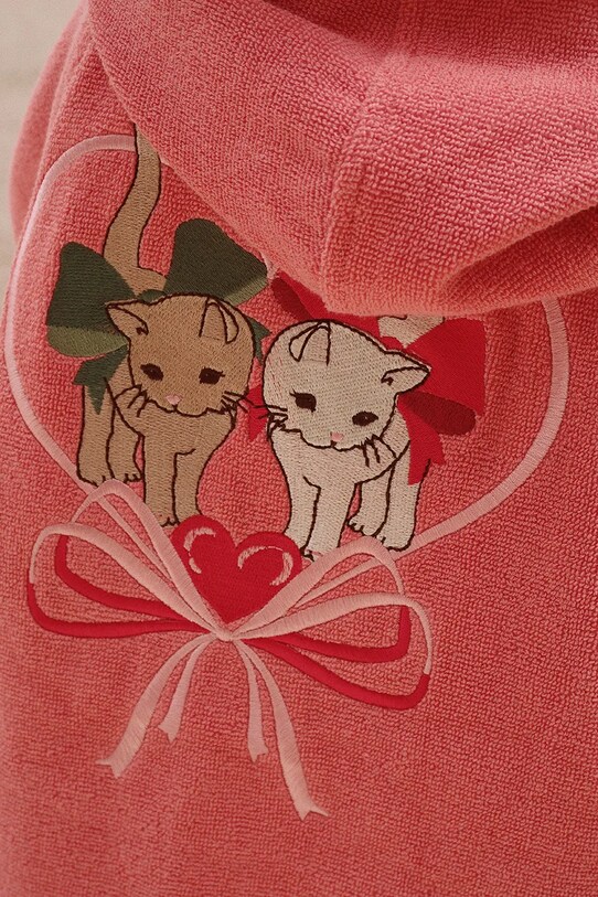 Konges Sløjd accapatoio di cotone bambino/a TERRY BATHROBE EMBROIDERY GOTS KS102808
