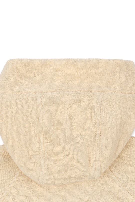 Konges Sløjd halat de baie din bumbac pentru copii TERRY BATHROBE EMBROIDERY GOTS bej KS103319