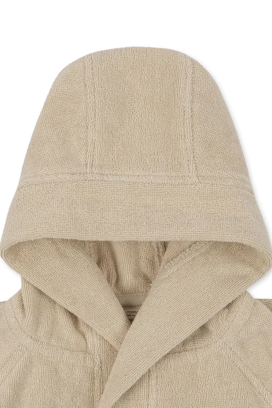 Băieți Konges Sløjd halat de baie din bumbac pentru copii TERRY BATHROBE EMBROIDERY GOTS KS103319 bej