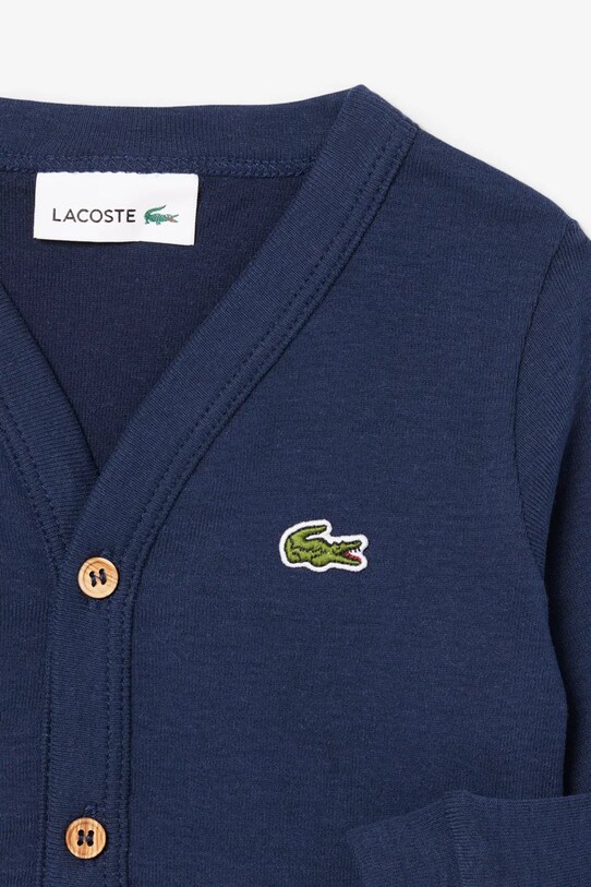 Chłopiec Lacoste piżama bawełniana niemowlęca 4J8405 granatowy