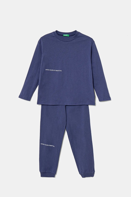 United Colors of Benetton pijama set bleumarin 30960P08D.G.Seasonal