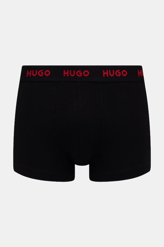 HUGO bokserki męskie bawełniane z elastanem 3-pack 50532550 niebieski SS26