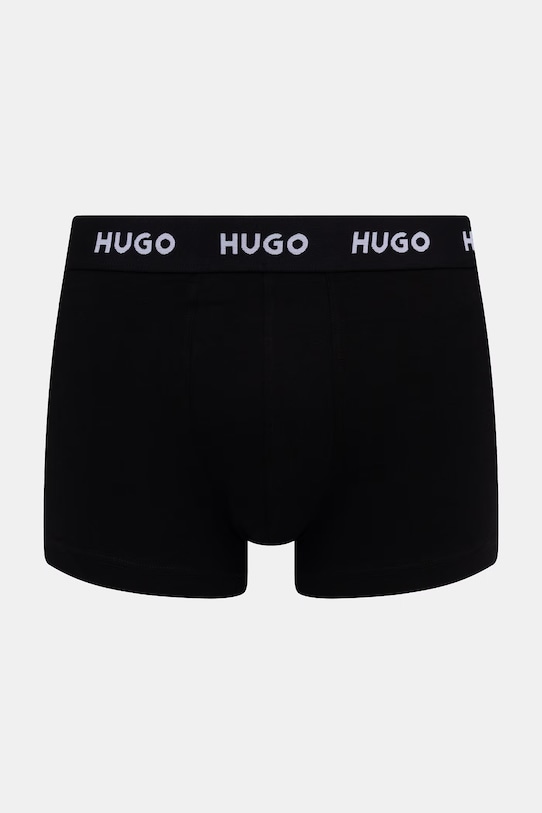 HUGO bokserki męskie bawełniane z elastanem 3-pack niebieski 50532550