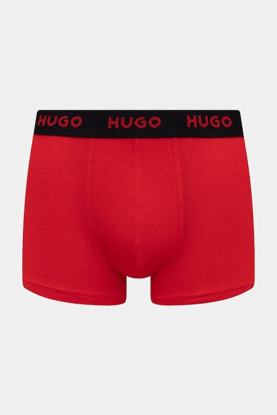 HUGO μποξεράκι Ανδρικό βαμβακερό με ελαστάν TRIPLET DESIGN 3-pack 50532550 μαύρο SS26