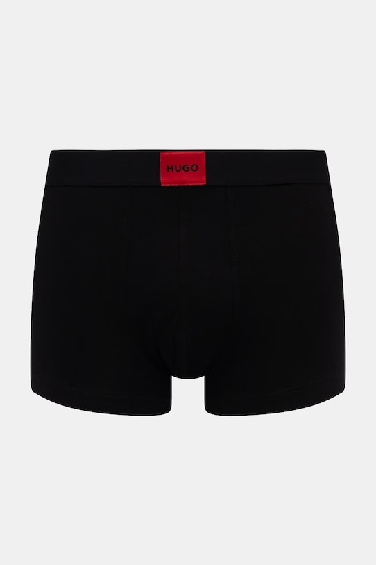 Odzież HUGO bokserki męskie bawełniane z elastanem TRUNK TRIPLET GALAXY 3-pack 50532797 czerwony