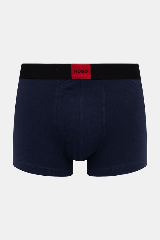 HUGO bokserki męskie bawełniane z elastanem TRUNK TRIPLET GALAXY 3-pack czerwony 50532797