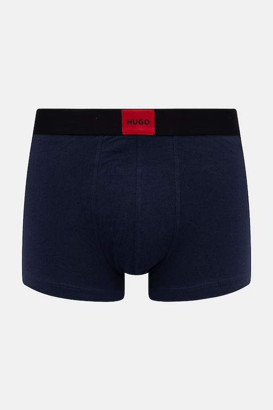 HUGO bokserki męskie bawełniane z elastanem TRUNK TRIPLET GALAXY 3-pack czerwony 50532797