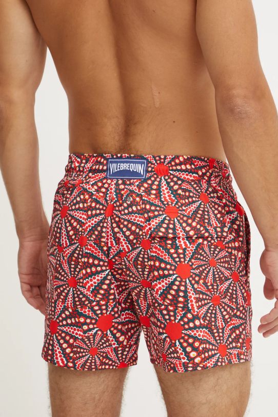 Plavkové šortky Vilebrequin MOORISE MSOBF124 červená SS25