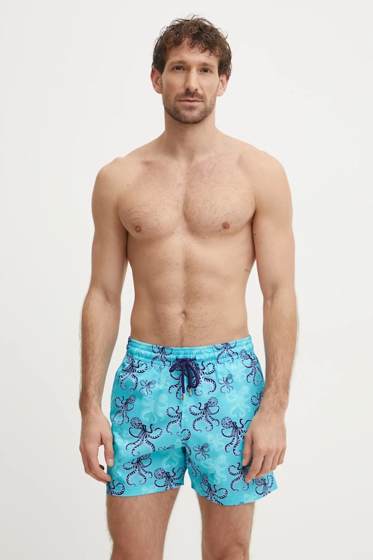 Купальные шорты Vilebrequin MOORISE Planet friendly бирюзовый MSOBF107
