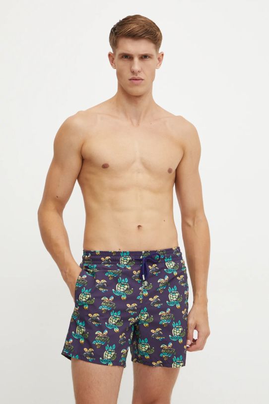 Купальні шорти Vilebrequin MOOREA Planet friendly темно-синій MOOBB101