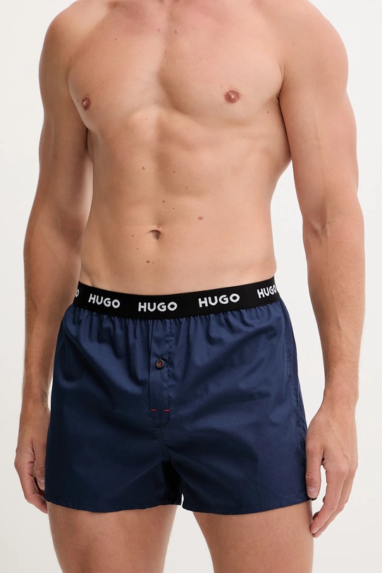 HUGO boxeri de bumbac 3-pack 50532565 bleumarin