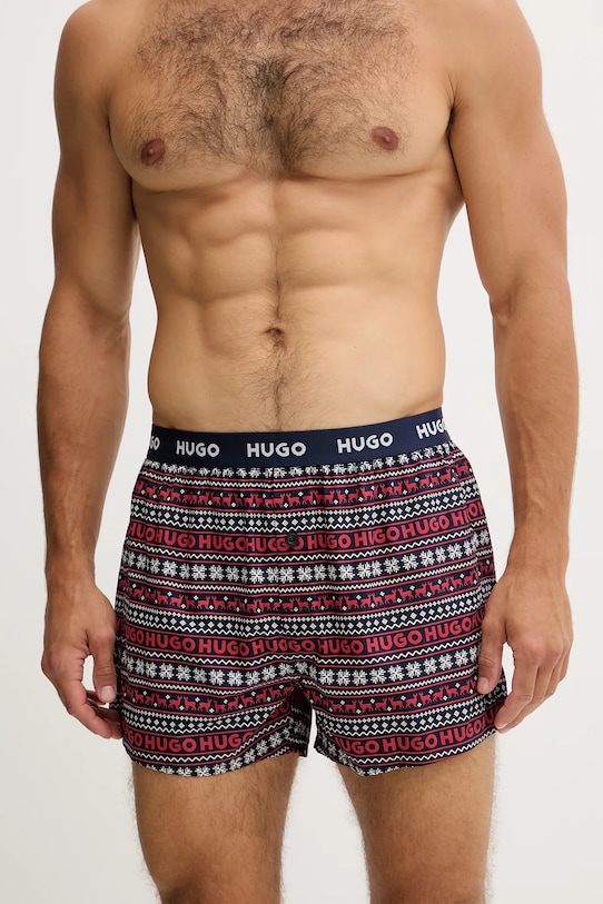 Îmbrăcăminte HUGO boxeri de bumbac 3-pack 50532565 negru