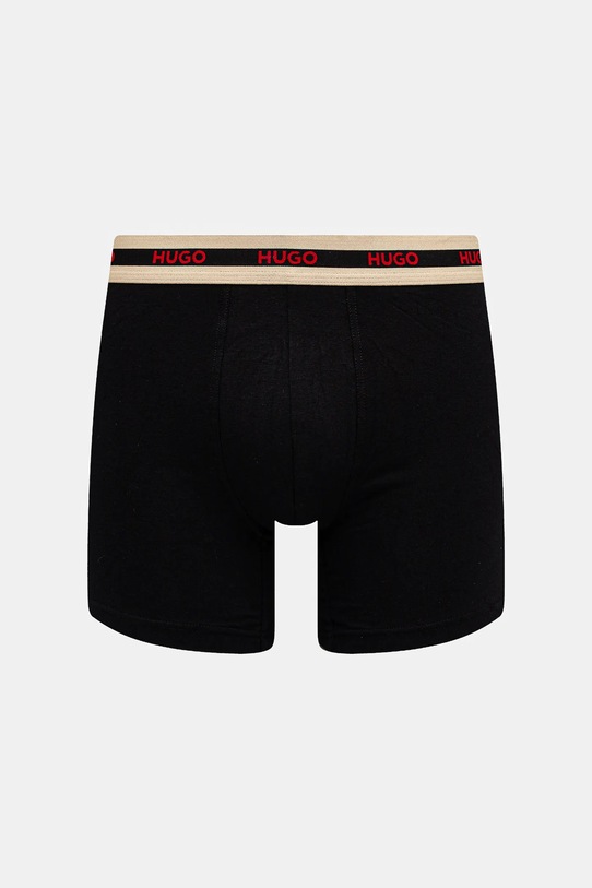 HUGO bokserki 3-pack BOXERBR TRIPL PLANET czarny 50534694